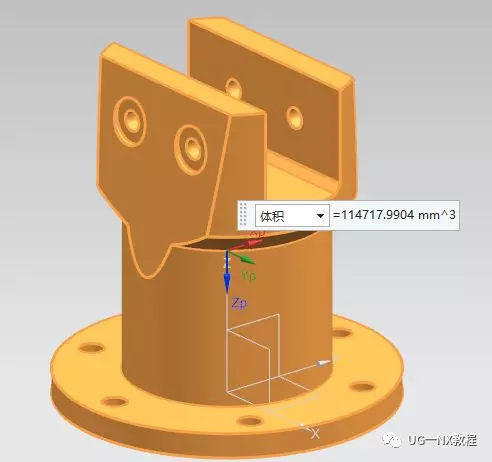 UG NX图文小练习——法兰底座的图23
